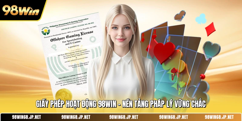 Giấy Phép Hoạt Động 98win