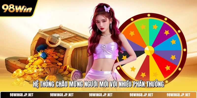 Hệ thống chào mừng người mới với nhiều phần thưởng